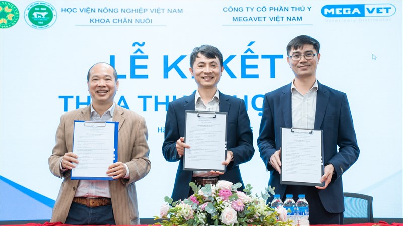 LỄ KÝ KẾT HỢP TÁC GIỮA MEGAVET VÀ KHOA CHĂN NUÔI - HỌC VIỆN NÔNG NGHIỆP VIỆT NAM